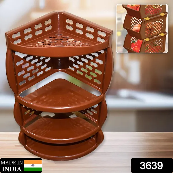 Brown_Multi-Purpose_3_Layer_Plastic_Corner_Rack_|_Big_Plastic_Wall_Shelf