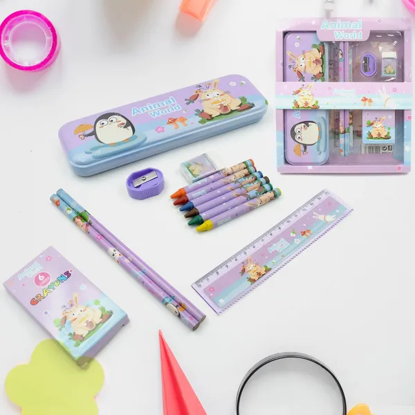 Multicolor_School_Supplies_Stationery_Kit_For_Kids_(12_Pcs)