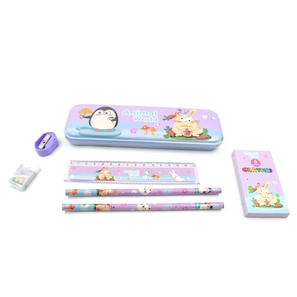Multicolor_School_Supplies_Stationery_Kit_For_Kids_(12_Pcs)
