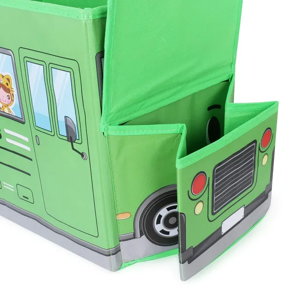 Multicolor_Foldable_Bus_Shape_Toy_Box_Storage_With_Lid