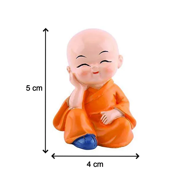 Multicolor_Show_Piece_Baby_Buddha_(4Pc)