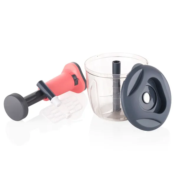 Multicolor_2_In_1_Push_Up_Chopper_With_Blender_Affixed_With_6_Sharp_Blade_(1100_Ml)