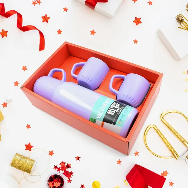 Multicolor_Stainless_Steel_Vacuum_Flask_Set_With_3_Cup_(Approx_500Ml)