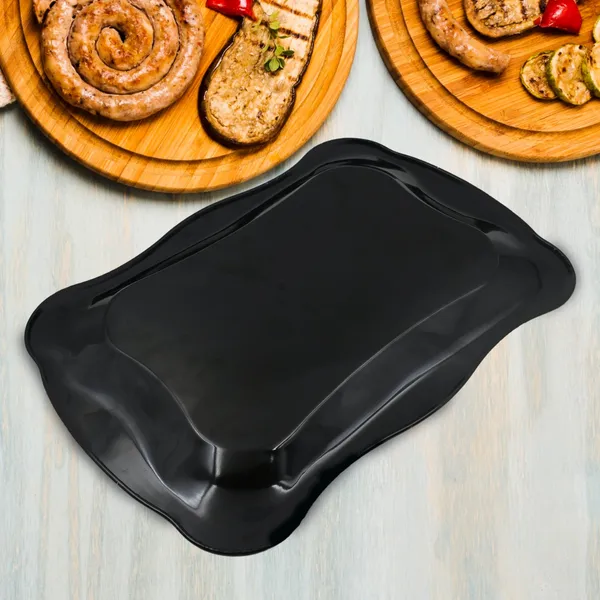 Multicolor_Stainless_Steel_Serving_Tray_With_Flower_Printed_Rectangle_Premium_Dining_Table_Plate_(18_X_8.5_Inch)_(1_Pc)