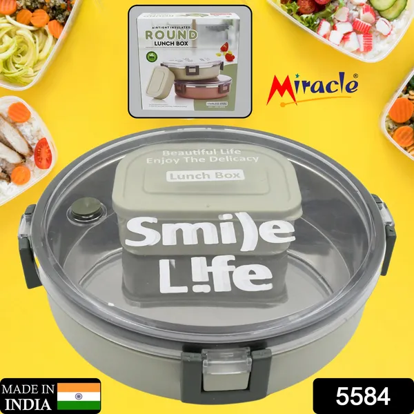 Multicolor_Stainless_Steel_Leak_Proof_Round_Lunch_Box_(450_Ml_|_250_Ml)