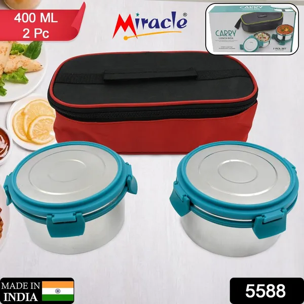 Multicolor_Microwave_Safe_2_Compartment_Lunch_Box_(400_Ml)_(2_Pc)