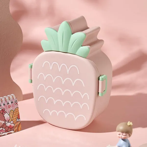 Multicolor_Cute_Pineapple_Shaped_Kids_Lunch_Box_With_Spoon_&_Fork_(1_Pc)