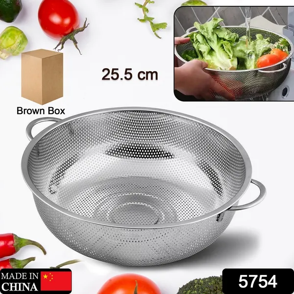 Silver_Stainless_Steel_Large_Metal_Mesh_Colander_With_Handle