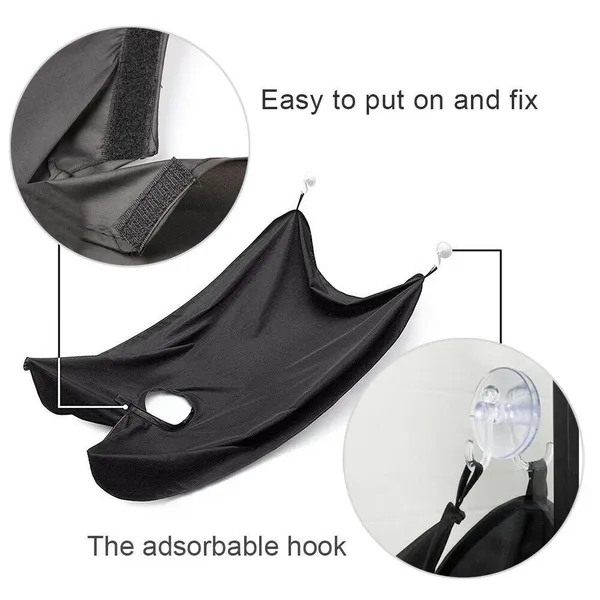 Black_Apron_Hair_Clippings_Catcher_Grooming_Bib