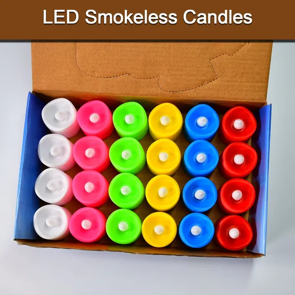 Multicolor_Premium_Led_Tealight_Candles_(Pack_Of_24)