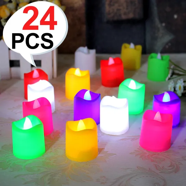 Multicolor_Premium_Led_Tealight_Candles_(Pack_Of_24)