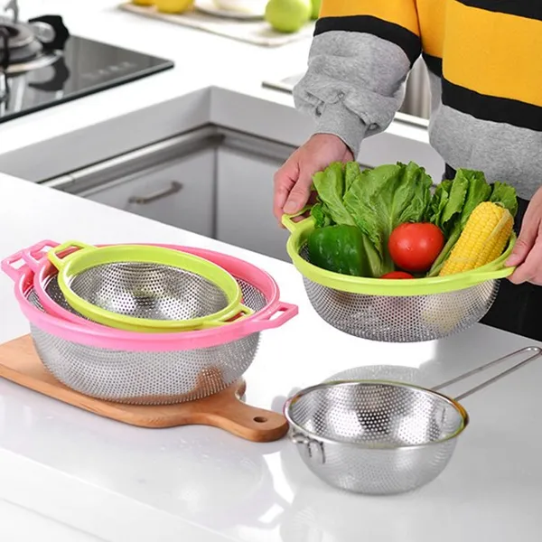 Multicolor_Stainless_Steel_Colander_With_Handle_-_Large_Metal_Mesh_Basket_Strainer_(1_Pc)