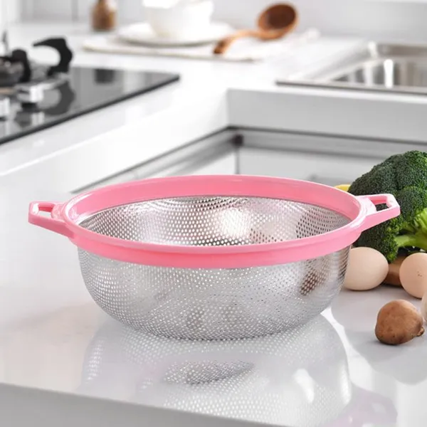 Multicolor_Stainless_Steel_Colander_With_Handle_-_Large_Metal_Mesh_Basket_Strainer_(1_Pc)