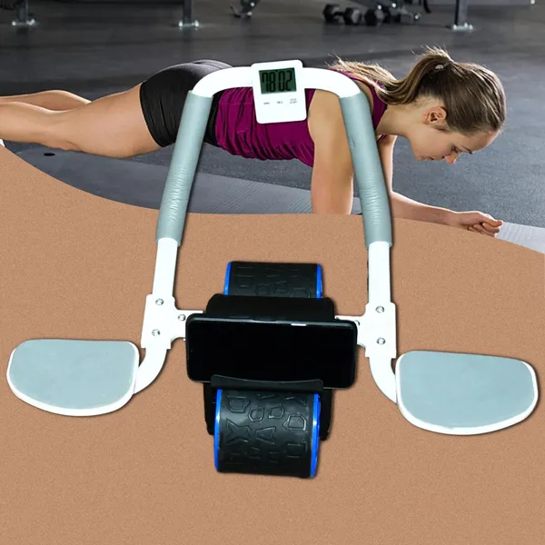 Multicolor_Non-Slip_Timer_Function_With_Elbow_Support_Double_Wheel_Abdominal_Roller