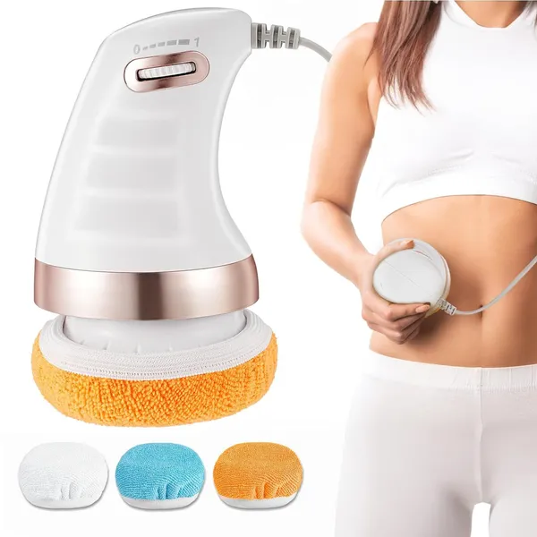 Multicolor_Body_Massager_Shaping_Machine_|_Body_Sculpting_Massager_With_3_Washable_Pads_|Adjustable_Speeds_|_Electric_Handheld_Massager_For_Belly,_Waist,_Legs,_Arms,_Butt_(1_Pc)