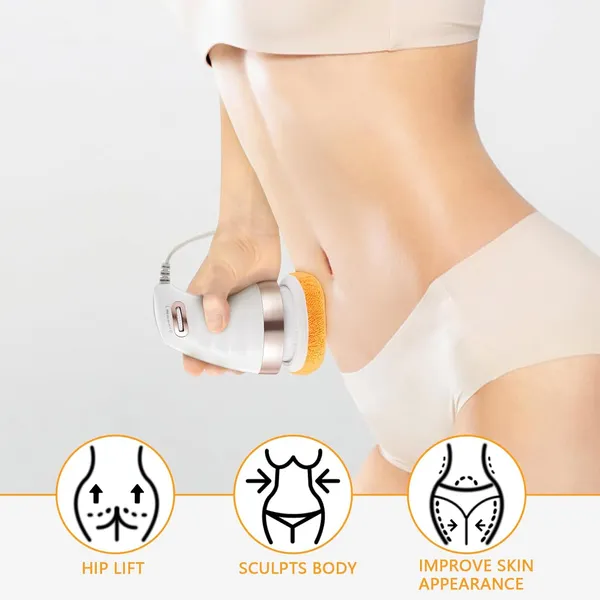Multicolor_Body_Massager_Shaping_Machine_|_Body_Sculpting_Massager_With_3_Washable_Pads_|Adjustable_Speeds_|_Electric_Handheld_Massager_For_Belly,_Waist,_Legs,_Arms,_Butt_(1_Pc)