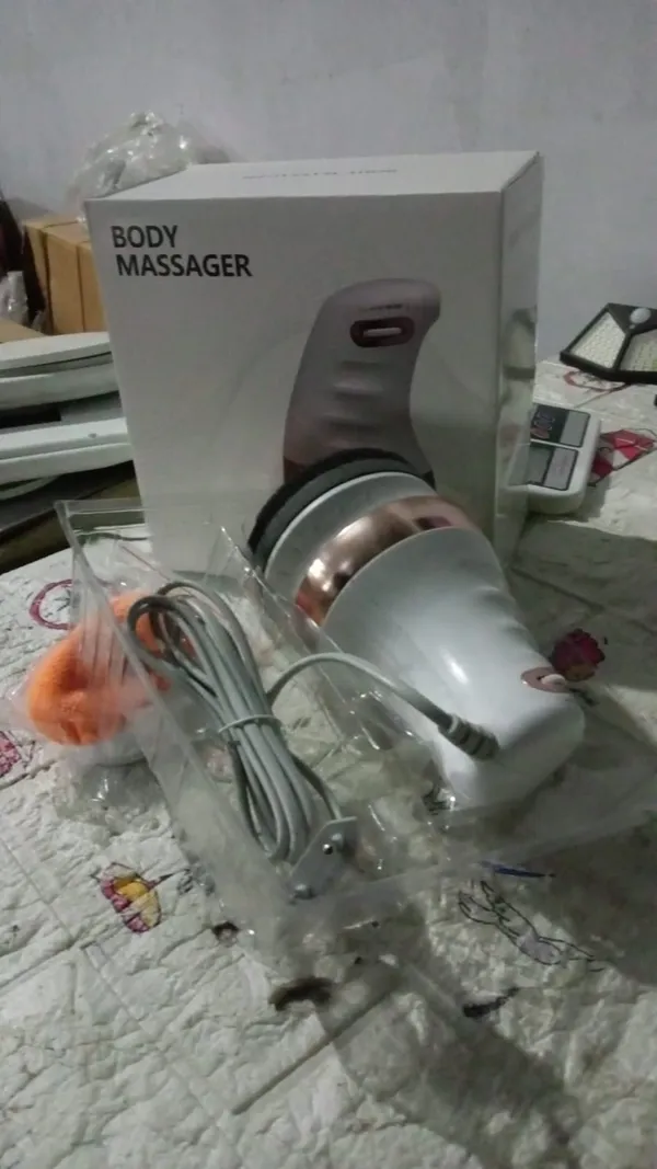 Multicolor_Body_Massager_Shaping_Machine_|_Body_Sculpting_Massager_With_3_Washable_Pads_|Adjustable_Speeds_|_Electric_Handheld_Massager_For_Belly,_Waist,_Legs,_Arms,_Butt_(1_Pc)