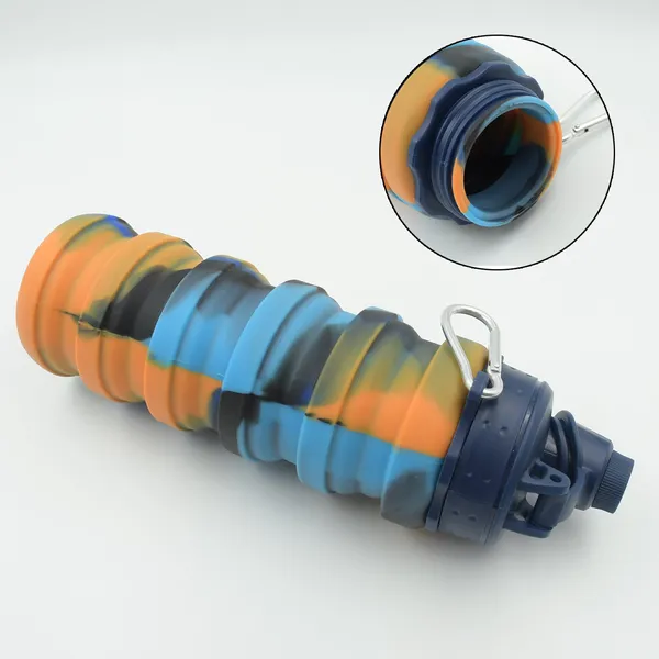 Multicolor_Silicone_Leak_Proof_Portable_Foldable_Water_Bottle_(1_Pc)_(24_Cm)