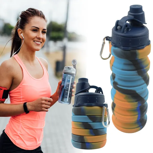 Multicolor_Silicone_Leak_Proof_Portable_Foldable_Water_Bottle_(1_Pc)_(24_Cm)