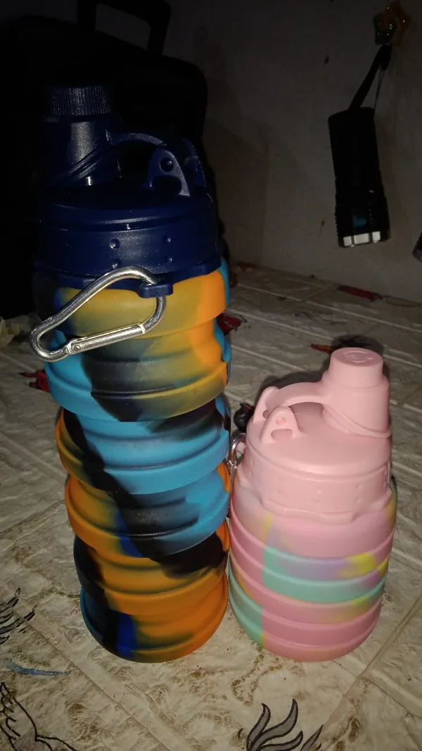 Multicolor_Silicone_Leak_Proof_Portable_Foldable_Water_Bottle_(1_Pc)_(24_Cm)