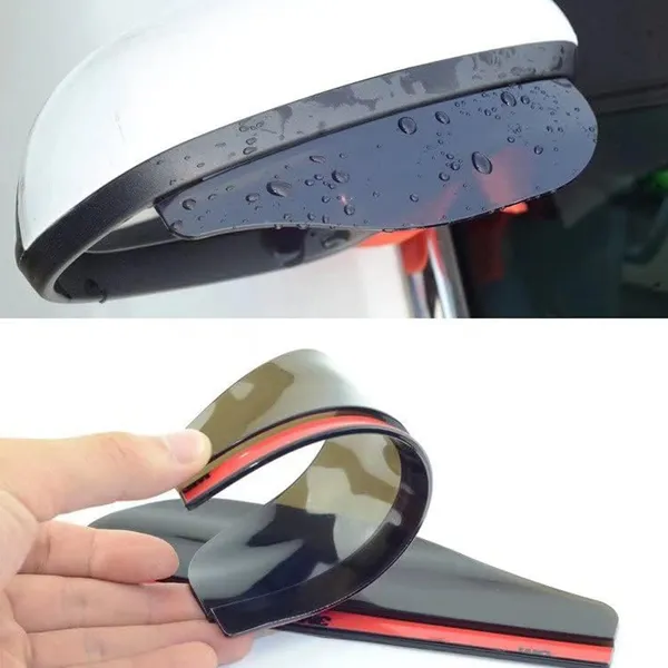 Pack_of_2_Black_Mirror_Rain_Protector_For_Car_|_Eyebrow_Cover_Mirror_Sun_Visor_Shield_1_Pair_Auto_Universal