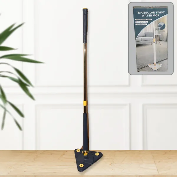 Multicolor_Rotatable_Adjustable_Triangle_Cleaning_Mop_With_Stainless_Steel_Long_Handle_(1_Pc)