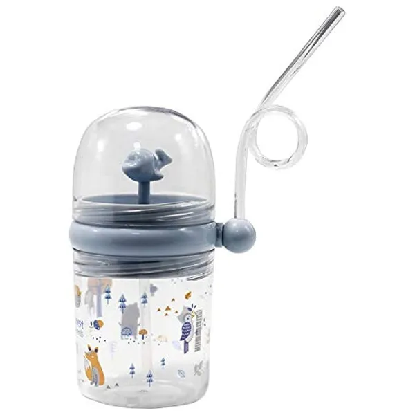 Multicolor_Whale_Spray_Sippy_Cup_(1_Pc):_Straw,_Lid,_Spill-Proof,_Fun_Water_Play