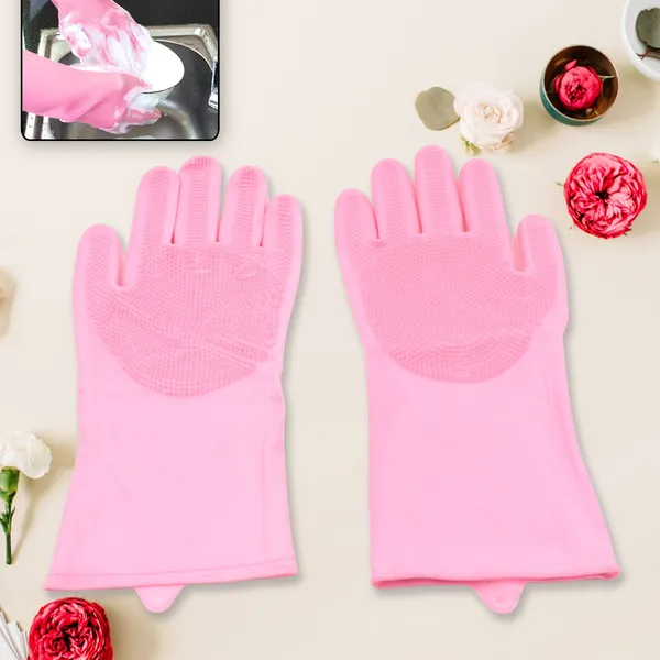Multicolor_Silicone_Cleaning_Reusable_Scrub_Gloves_(1_Pair)