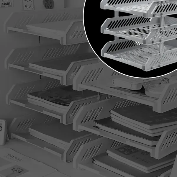 Multicolor_Multifunctional_File_Rack_With_Drawers_(3_Layers)