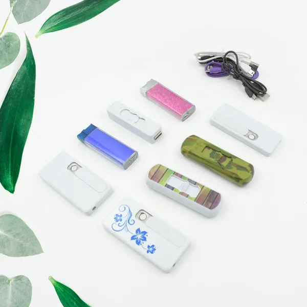 Multicolor_Stylish_Rechargeable,_Windproof_Electric_Usb_Lighter_For_Men_&_Women
