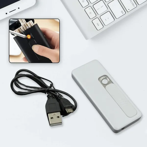 Multicolor_Stylish_Rechargeable,_Windproof_Electric_Usb_Lighter_For_Men_&_Women
