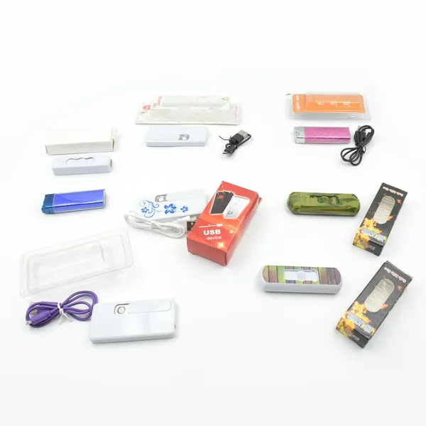 Multicolor_Stylish_Rechargeable,_Windproof_Electric_Usb_Lighter_For_Men_&_Women