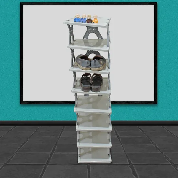 Multicolor_Foldable_Entryway_Storage_8_Layers_Shoe_Rack_(1_Pc)