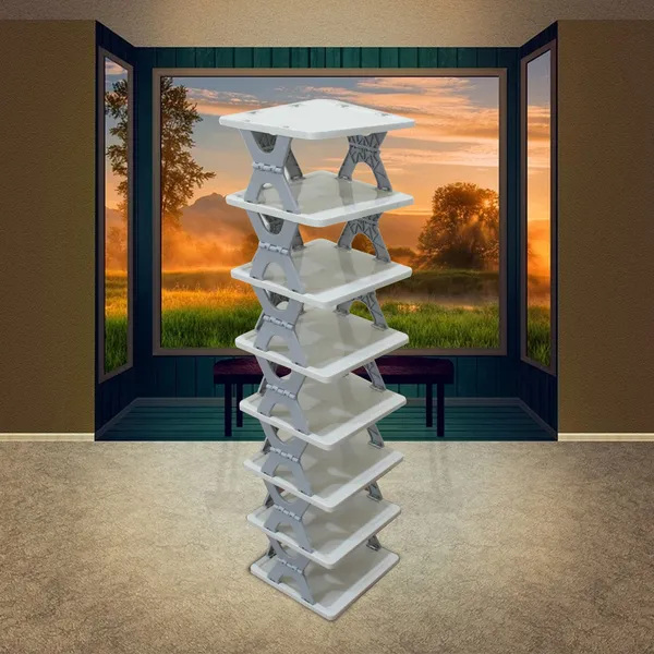 Multicolor_Foldable_Entryway_Storage_8_Layers_Shoe_Rack_(1_Pc)