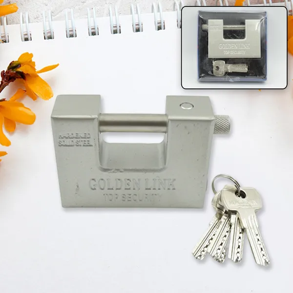 Multicolor_Rectangular_Hardened_Stainless_Steel_Padlock_(5_Keys)_(94Mm)