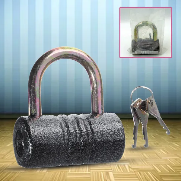 Black_Brass_Core_And_Thickened_Spray_Iron_Door_Lock_With_5_Pc_Keys_(82_Mm_)
