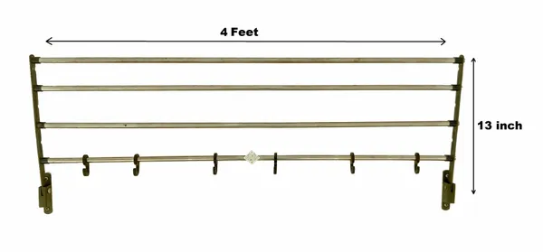 Grey_&_Steel_Steel_Wall_Mouted_Cloth_Dryer_Stand_(48_Inches)