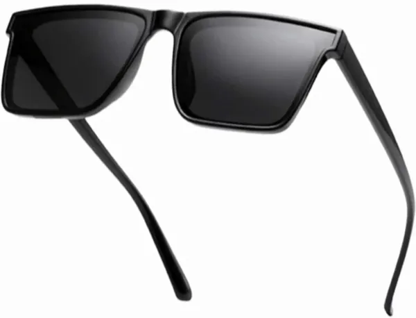 Black_Polycarbonate_Rectangular_Full-Frame_Sunglasses_For_Men_And_Women