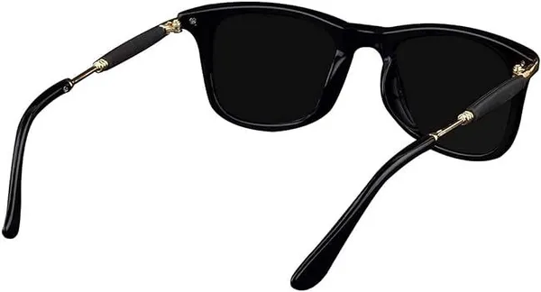 Black_Metal_Rectangular_Full-Frame_Sunglasses_For_Men_And_Women
