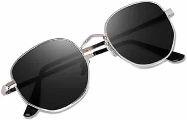Golden_Polycarbonate_Oval_Full-Frame_Sunglasses_For_Men_And_Women