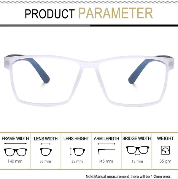 White_Polycarbonate_Full-Frame_Ractangular_Cycling_Goggles_For_Men_And_Women