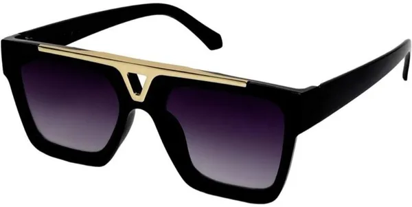 Black_Polycarbonate_Rectangular_Full-Frame_Sunglasses_For_Men_And_Women
