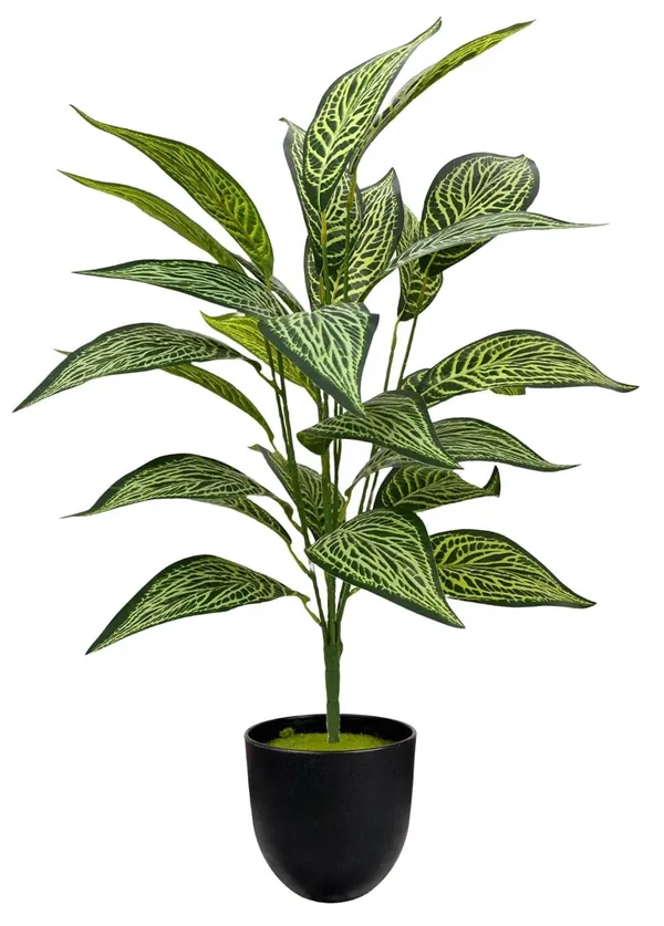 Chinese_Evergreen_Leaf_Plastic_Artificial_Plant_Leaves__for_Home_Garden_Decor_|_26_Leaves_without_Pot
