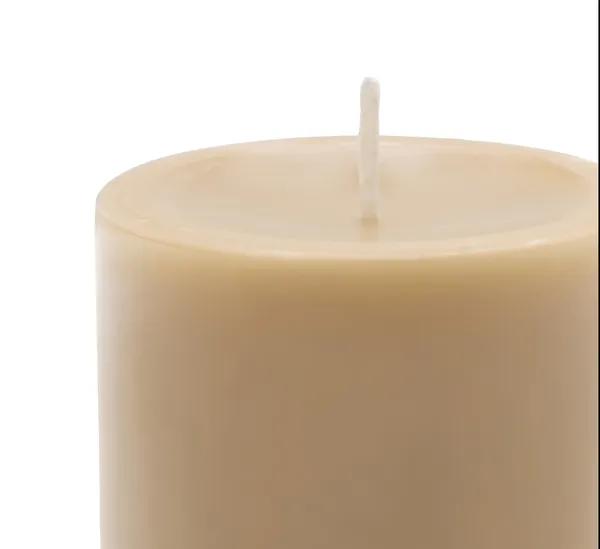 Beige_Scented_Paraffin_Wax_Pillar_Candles_For_Meditation,_Spa