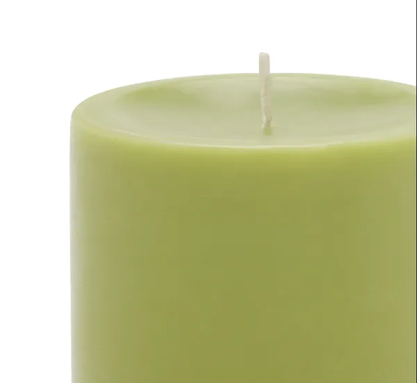 Green_Lemon_Grass_Scented_Paraffin_Wax_Pillar_Candles_For_Meditation,_Spa