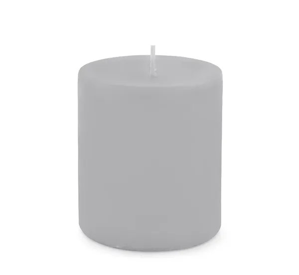 Grey_Frangipani_Scented_Paraffin_Wax_Pillar_Candles_For_Meditation,_Spa