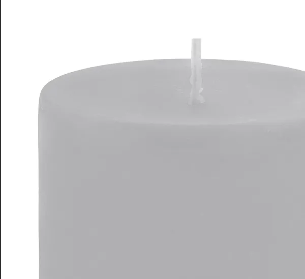 Grey_Frangipani_Scented_Paraffin_Wax_Pillar_Candles_For_Meditation,_Spa