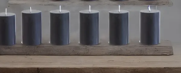 Pack_of_6_Black_Magnet_Scented_Paraffin_Wax_Pillar_Candles_For_Meditation,_Spa