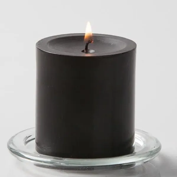 Pack_of_4_Black_Magnet_Scented_Paraffin_Wax_Pillar_Candles_For_Meditation,_Spa