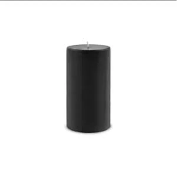Pack_of_4_Black_Magnet_Scented_Paraffin_Wax_Pillar_Candles_For_Meditation,_Spa